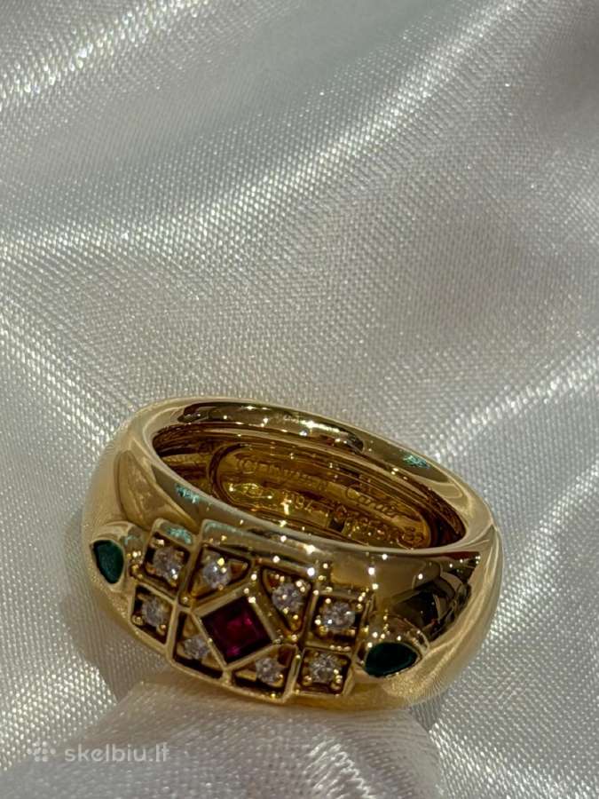 Cartier 18k Byzantine žiedas - nuotraukos Nr. 4