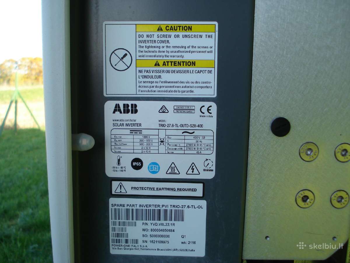 Saulės elektrinės inverteris 30 kw - nuotraukos Nr. 3