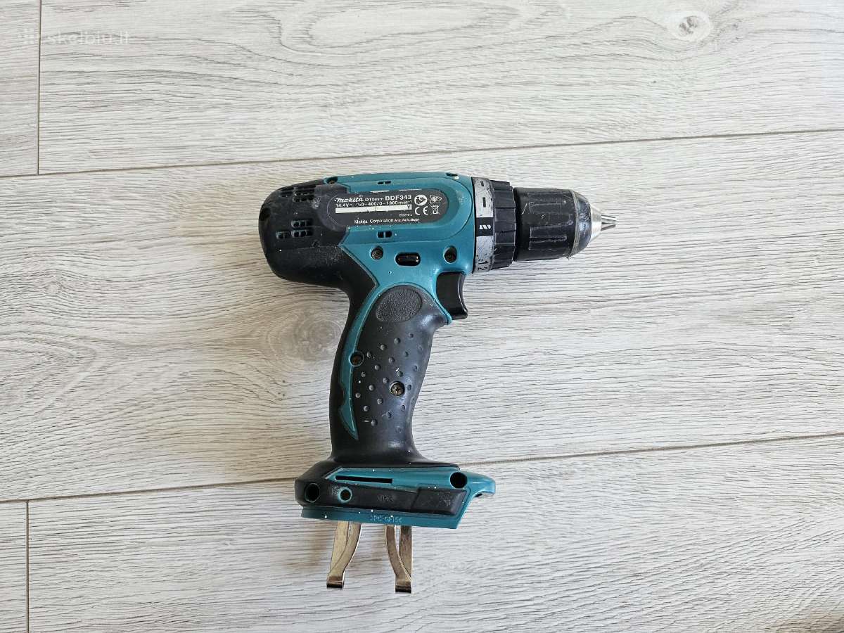 Makita 14.4v Bdf343 gręžtuvas - nuotraukos Nr. 2