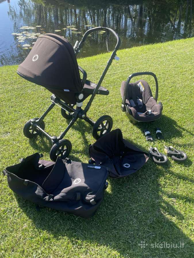 Parduodamas Bugaboo Cameleon 3 black vežimėlis - nuotraukos Nr. 4