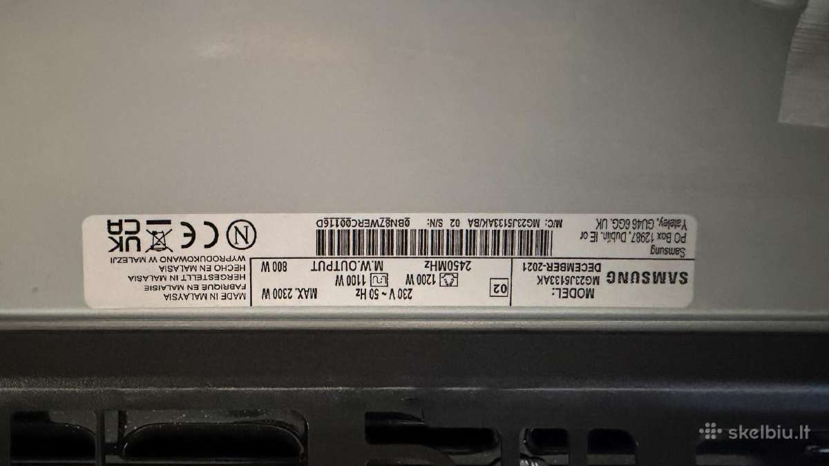 Parduodama naudota „samsung“ mikrobangų krosnelė. - nuotraukos Nr. 3