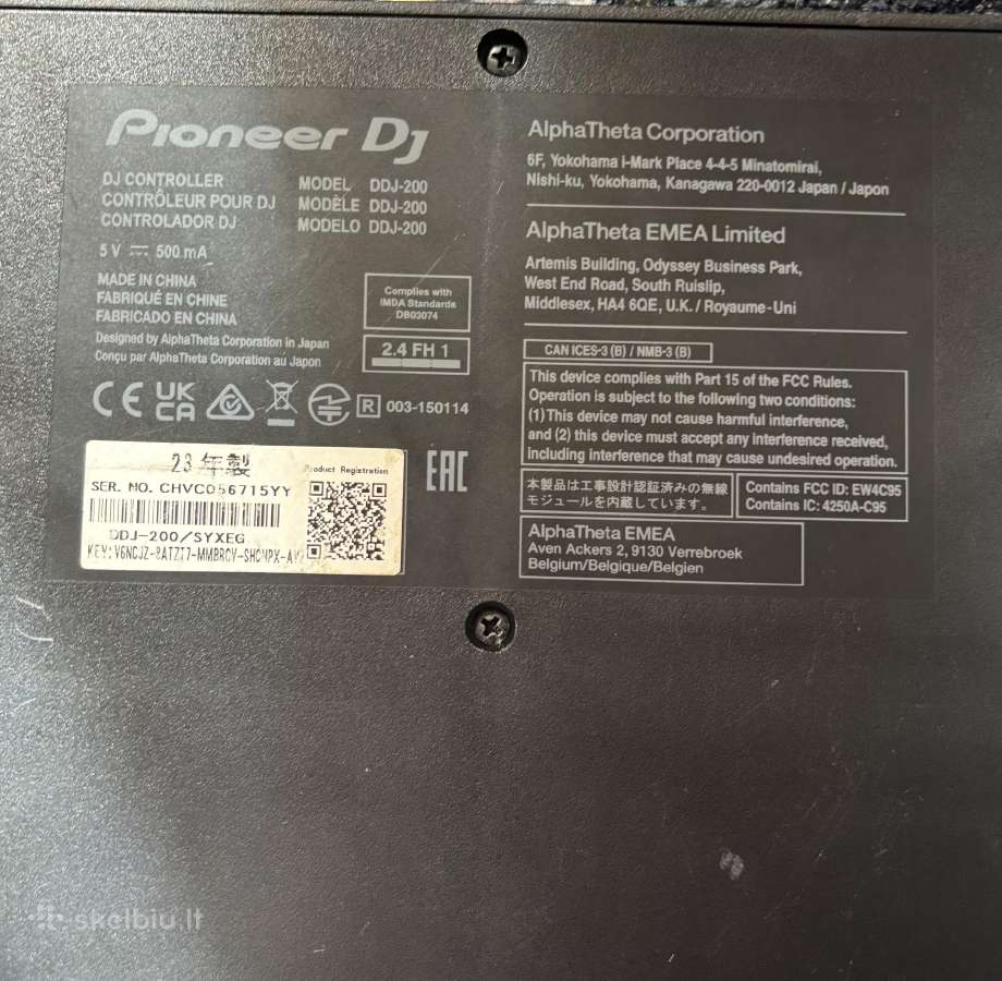 Dj pultas Pioneer Ddj-200 - nuotraukos Nr. 2