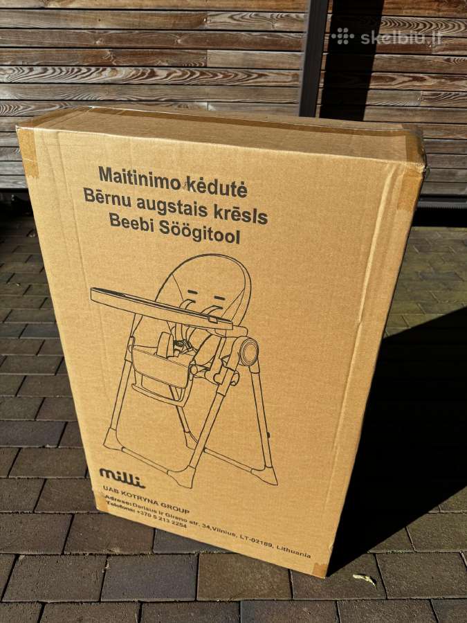 Nauja maitinimo kėdutė Milli Tasty Q6,mint spalvos