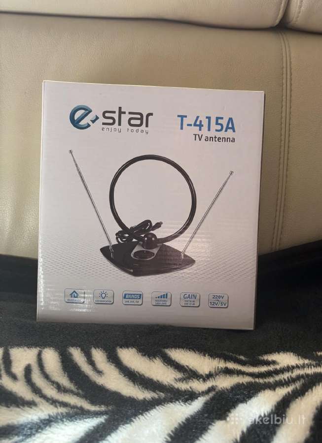 „eSTAR T-415a“ kambarinė televizoriaus antena