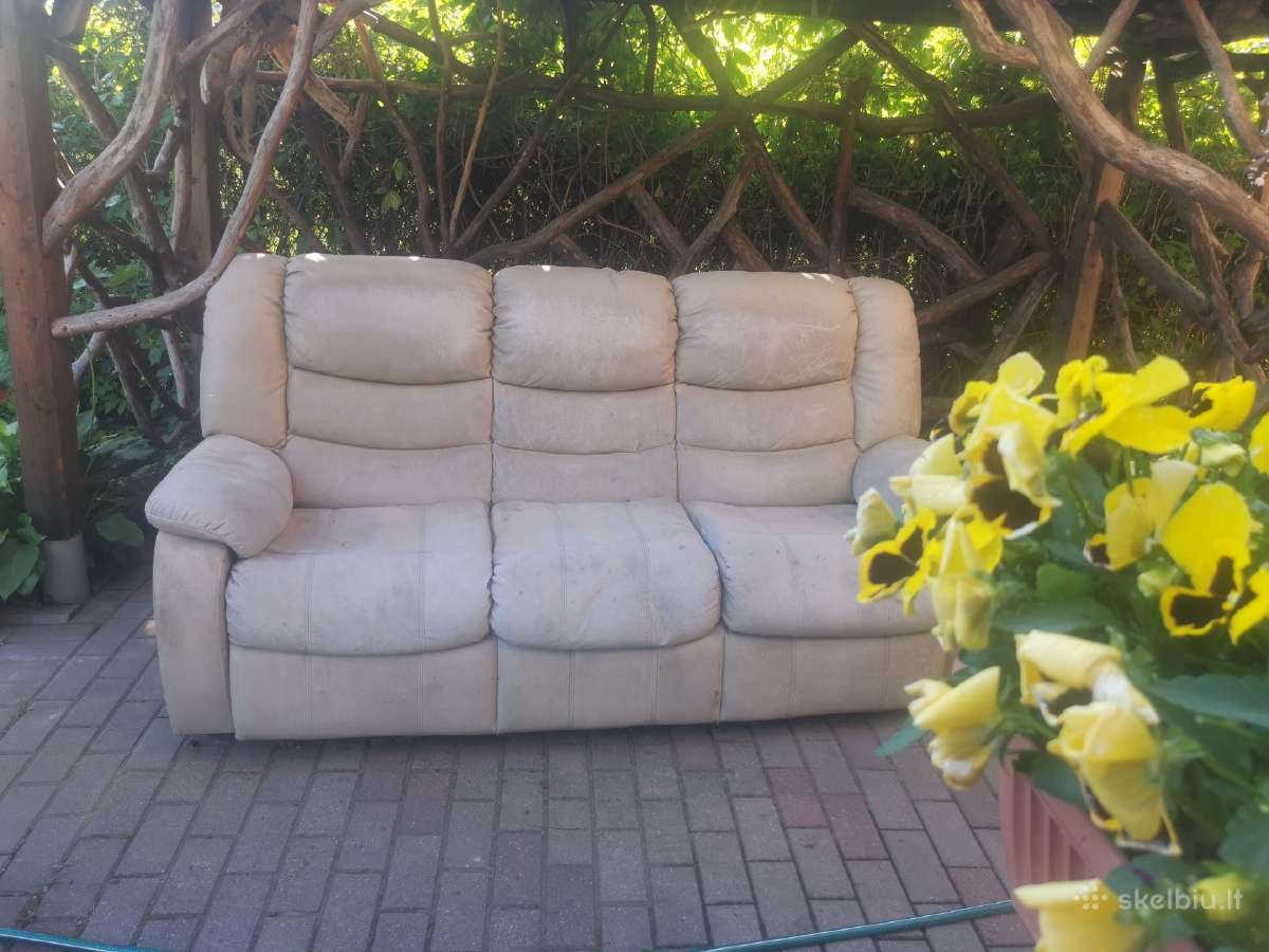 Dovanoju minksta sofa triviete