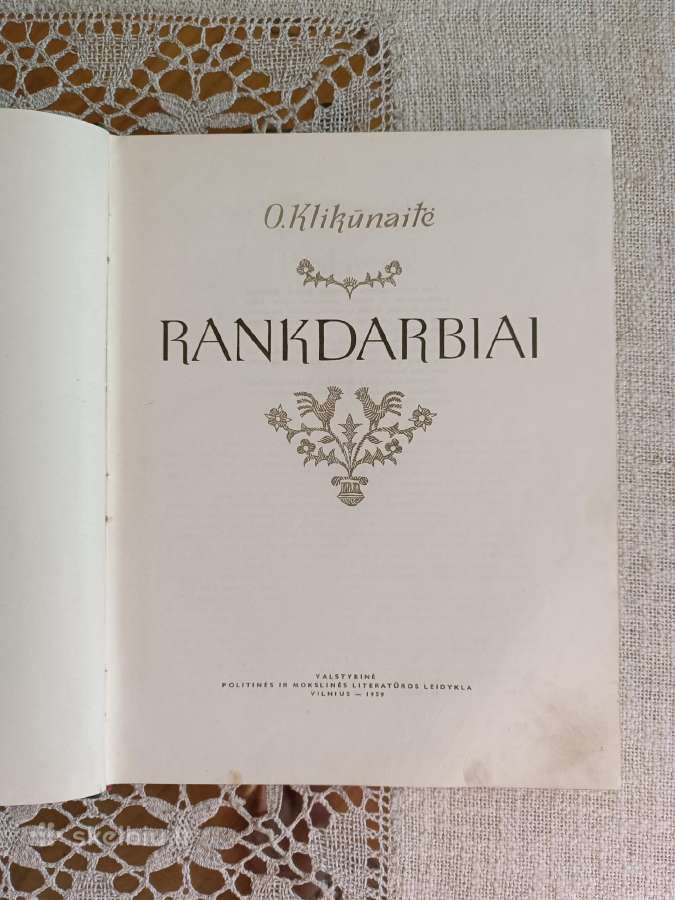 O.klikūnaitė Rankdarbiai 1959m. - nuotraukos Nr. 5