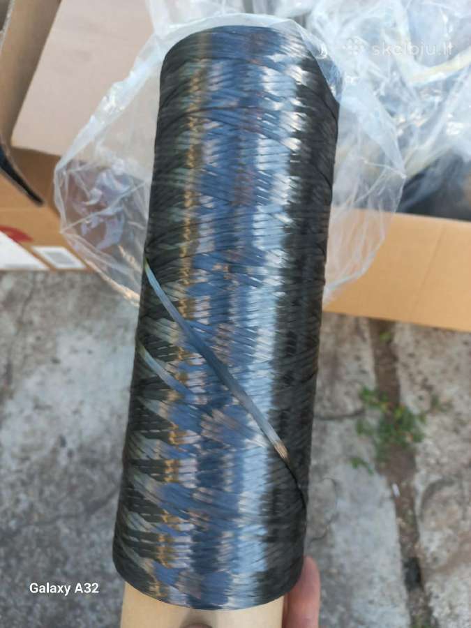 Carbon, Anglies pluoštas, siūlai