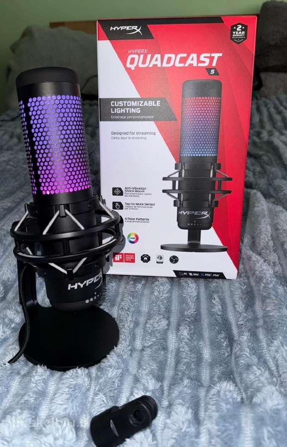 Mikrofonas Hyper Quadcast S - Usb