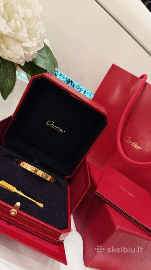 Cartier Love 18 karatų auksinė apyrankė - nuotraukos Nr. 5