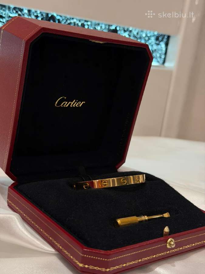 Cartier Love 18 karatų auksinė apyrankė - nuotraukos Nr. 6
