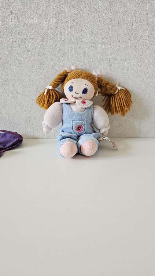 Minkštas žaislas skudurinė lėlė - nuotraukos Nr. 4