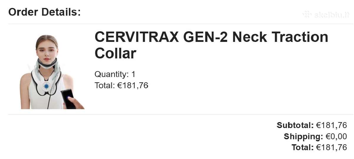 Halipax neck traction - nuotraukos Nr. 2