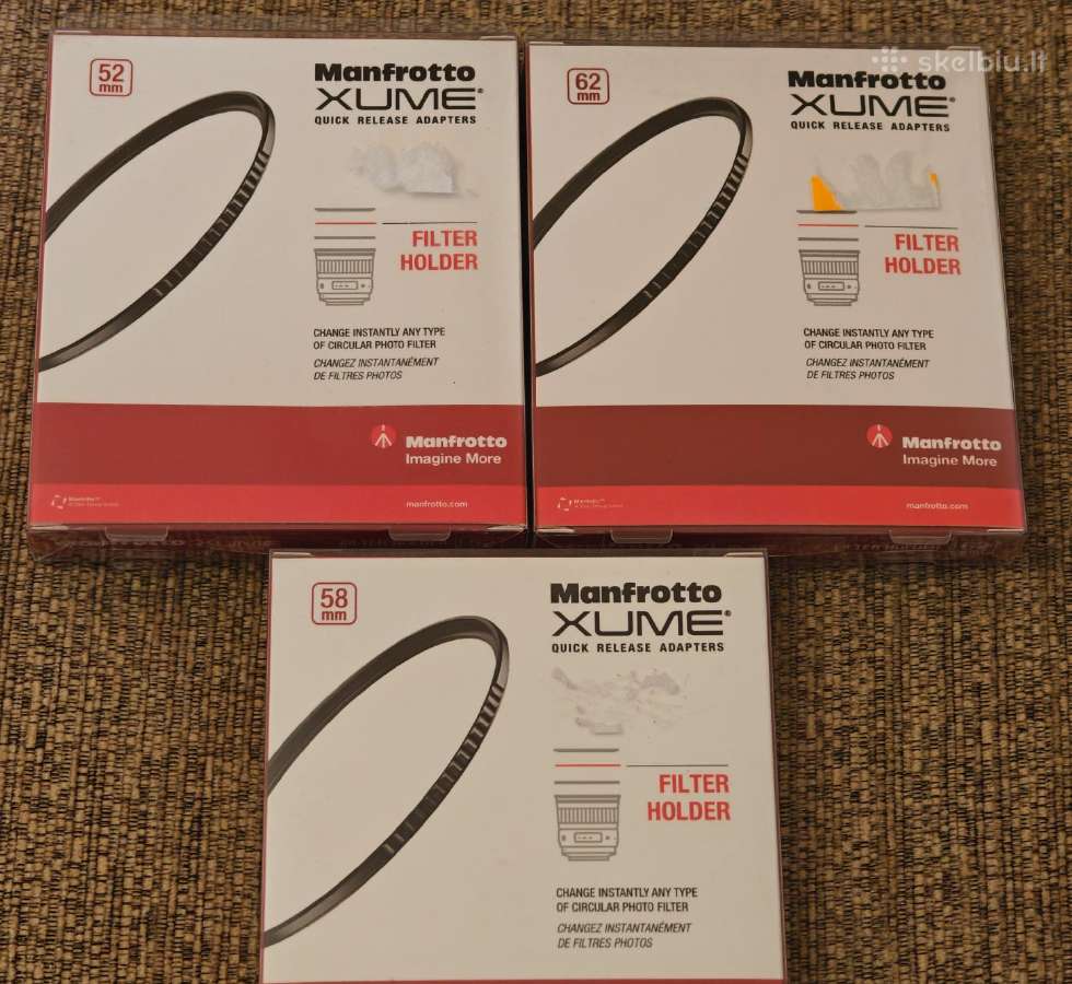 Manfrotto Xume nuimamu filtru sist. objektams