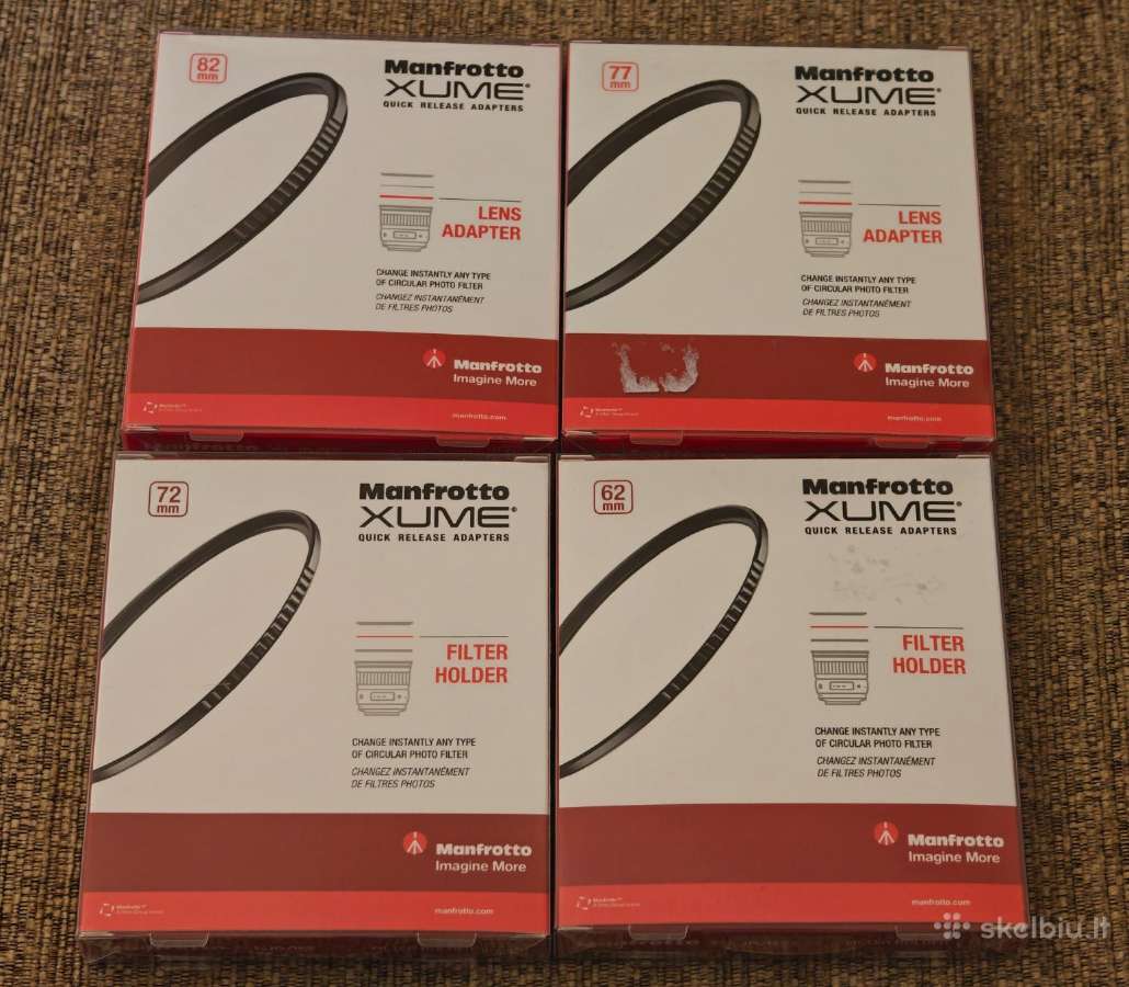 Manfrotto Xume nuimamu filtru sist. objektyvams - nuotraukos Nr. 3