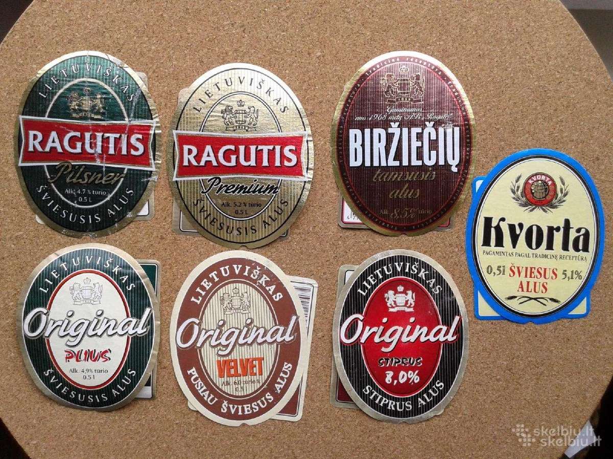Senos alaus etiketės ,Ragutis" - nuotraukos Nr. 7