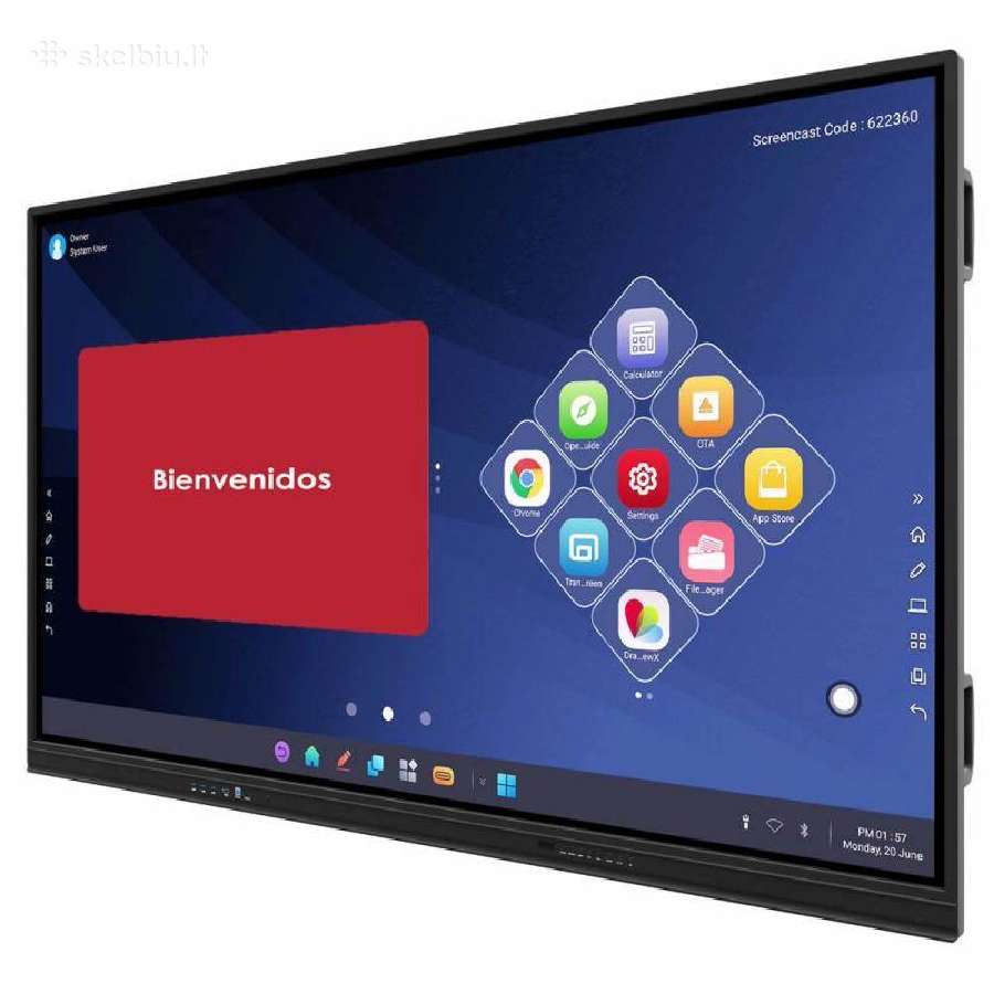 Išmanioji lenta su defektu Whiteboard 86" Te-yl-86