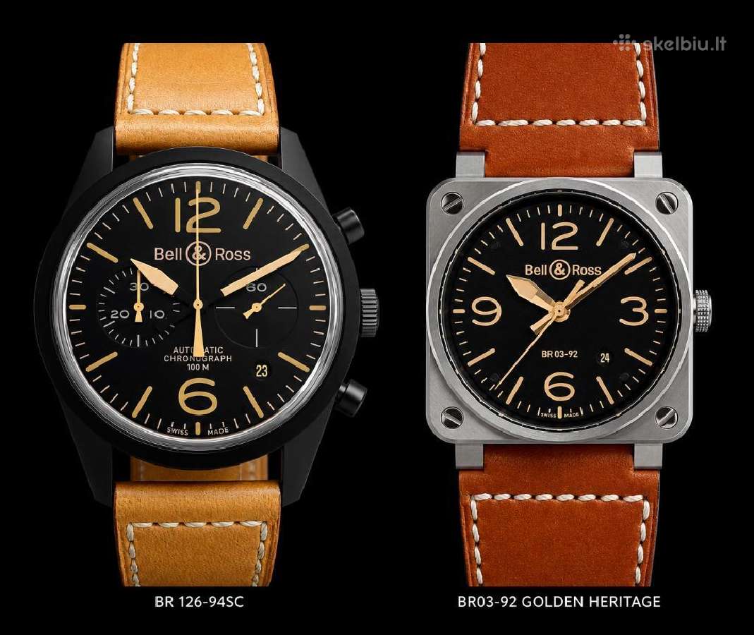 Bell&ross Br03-92 Golden Heritageir Br126-94-sc
