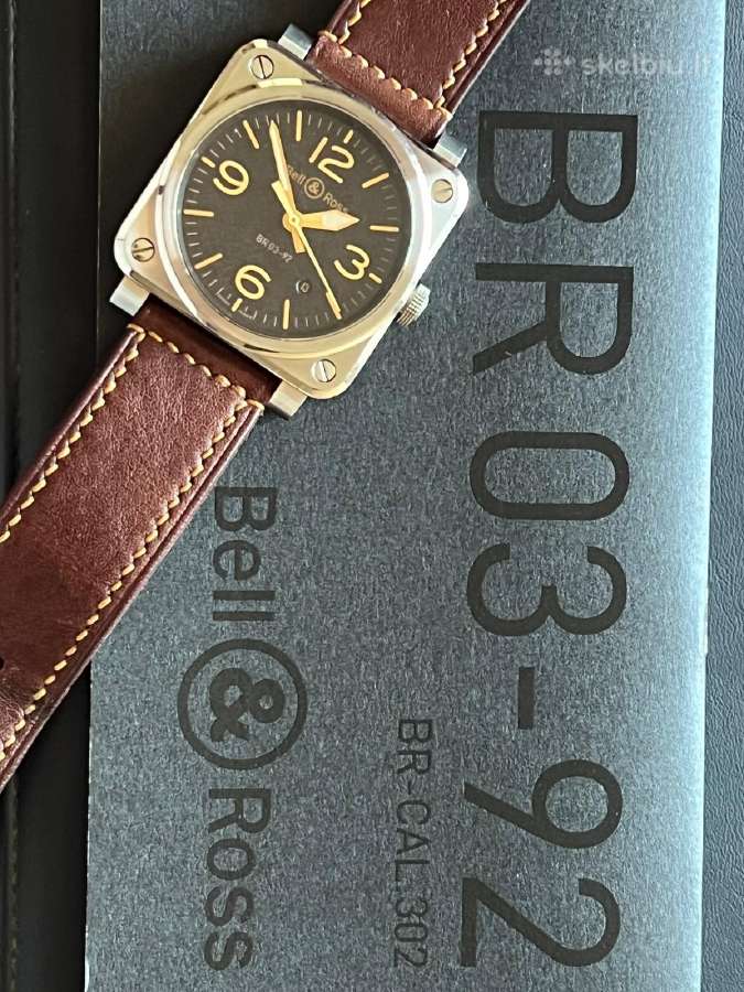 Bell&ross Br03-92 Golden Heritageir Br126-94-sc - nuotraukos Nr. 9