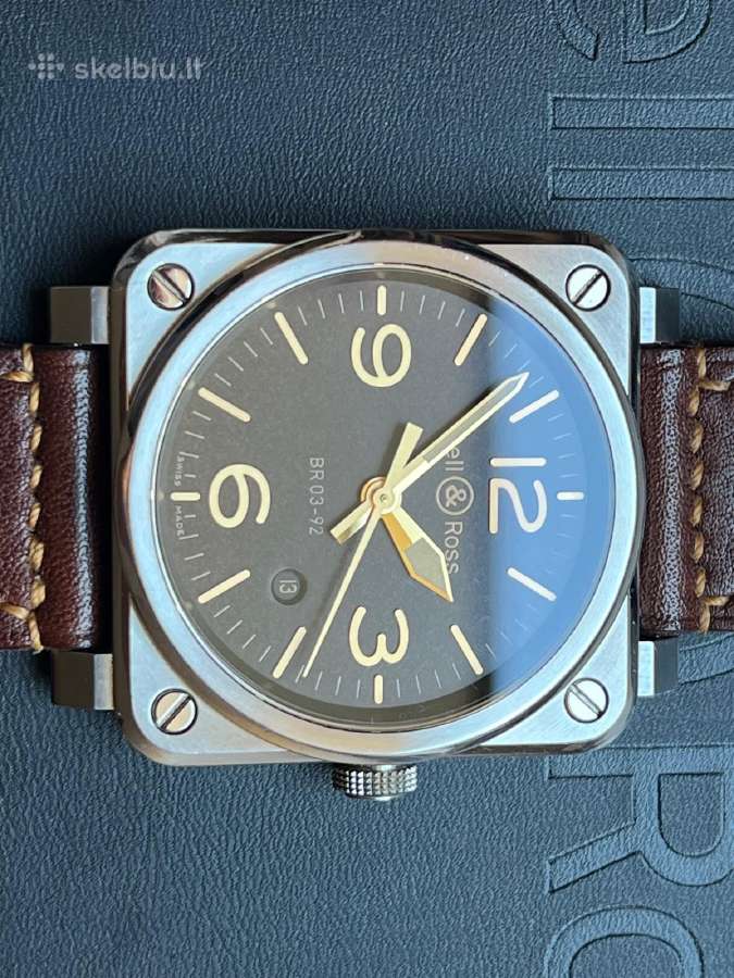 Bell&ross Br03-92 Golden Heritageir Br126-94-sc - nuotraukos Nr. 11