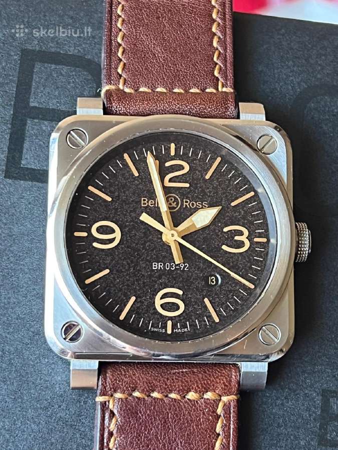 Bell&ross Br03-92 Golden Heritageir Br126-94-sc - nuotraukos Nr. 12