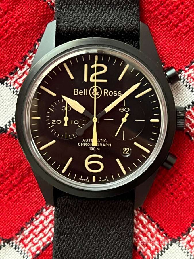 Bell&ross Br03-92 Golden Heritageir Br126-94-sc - nuotraukos Nr. 13