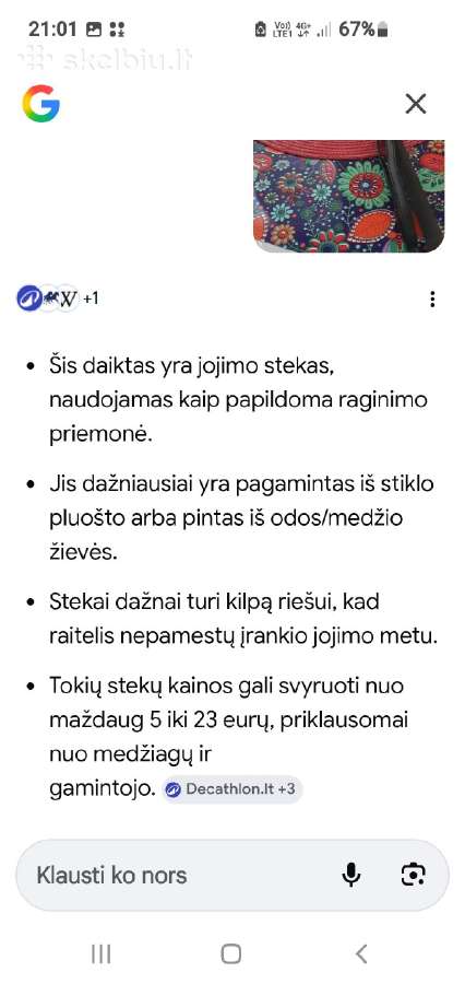 Lauko sportas,jojimo įranga - nuotraukos Nr. 5