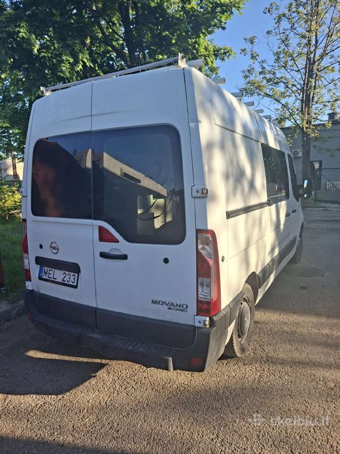 Opel movano keleivinis mikroautobusas - nuotraukos Nr. 5