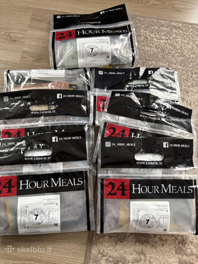 Sausi Švediški Daviniai „24 Hour Meals"