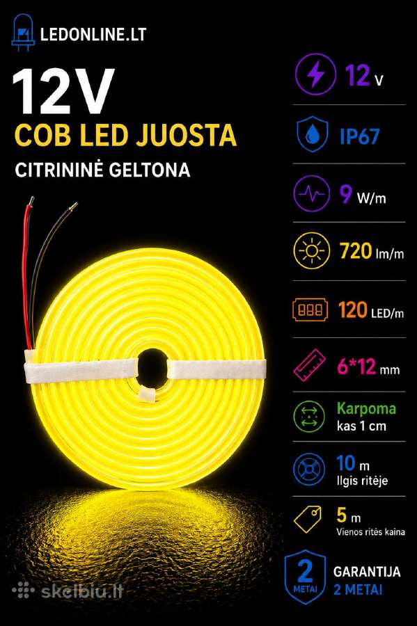 Neon Flex 12v/24v Lankstus LED neonas - nuotraukos Nr. 5