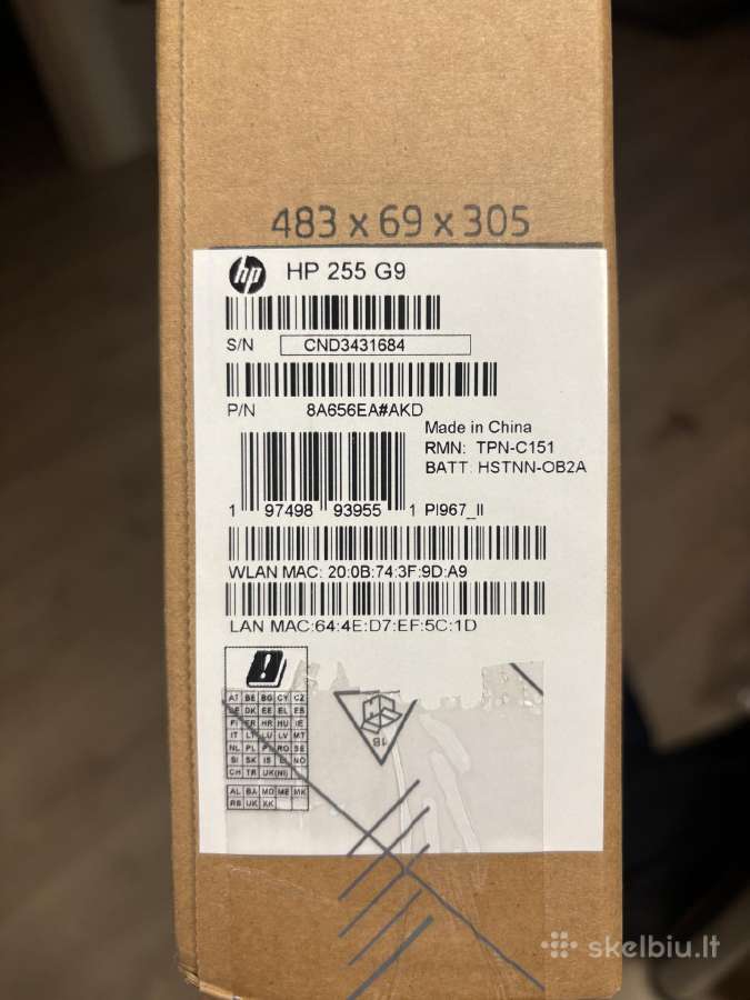 Ноутбук Hp255 G9 - nuotraukos Nr. 3