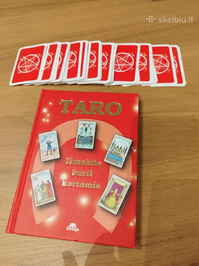 Taro kortu knyga su kortu kalade