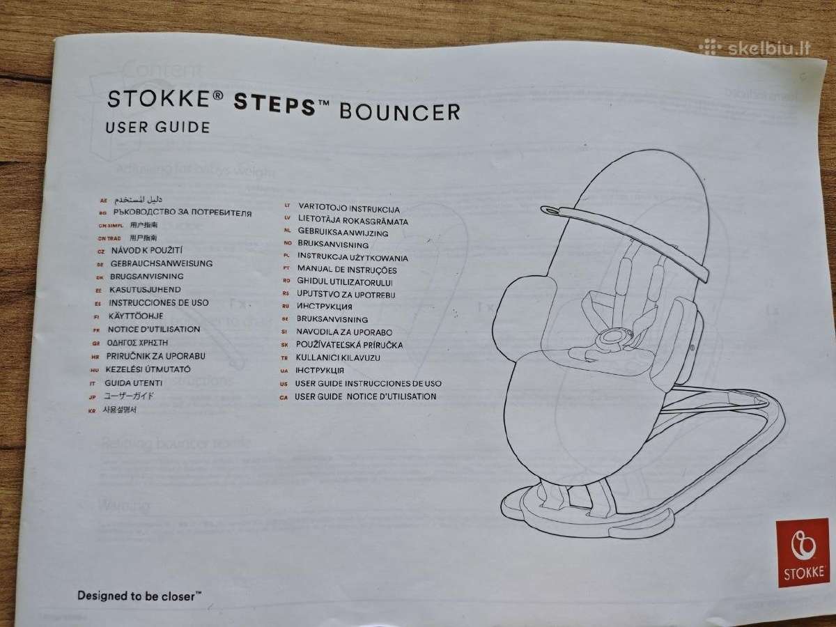 Stokke steps sūpuoklė/gultukas - nuotraukos Nr. 12