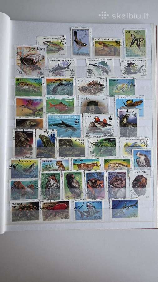 Gyvūnija ->Pasaulio pašto ženklai ->World stamps<-