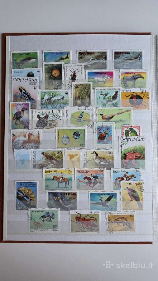 Gyvūnija ->Pasaulio pašto ženklai ->World stamps<- - nuotraukos Nr. 2