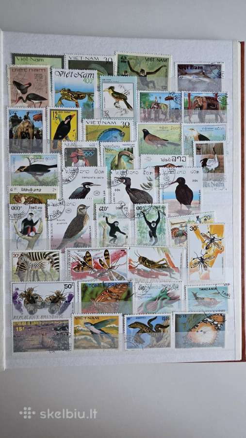 Gyvūnija ->Pasaulio pašto ženklai ->World stamps<- - nuotraukos Nr. 3