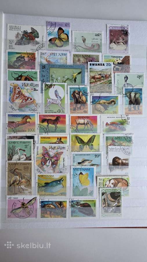 Gyvūnija ->Pasaulio pašto ženklai ->World stamps<- - nuotraukos Nr. 5