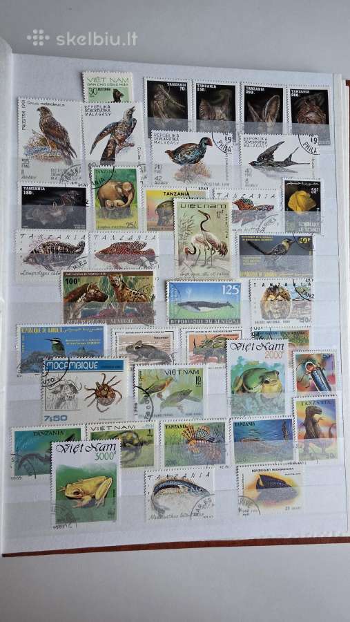 Gyvūnija ->Pasaulio pašto ženklai ->World stamps<- - nuotraukos Nr. 7