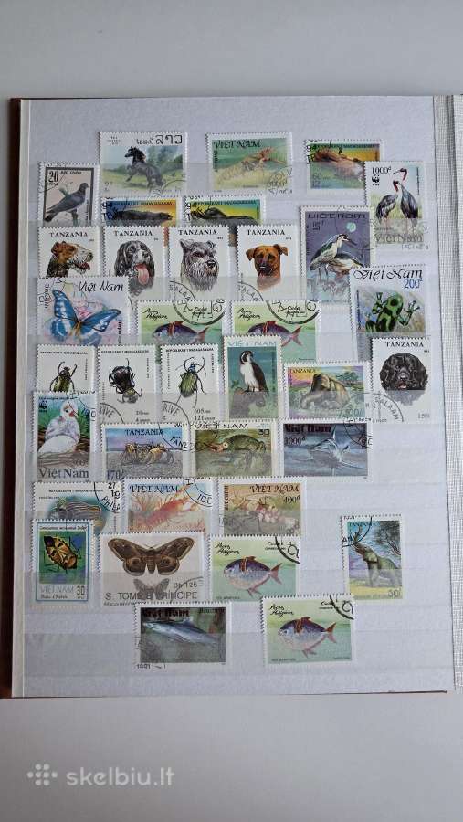 Gyvūnija ->Pasaulio pašto ženklai ->World stamps<- - nuotraukos Nr. 8