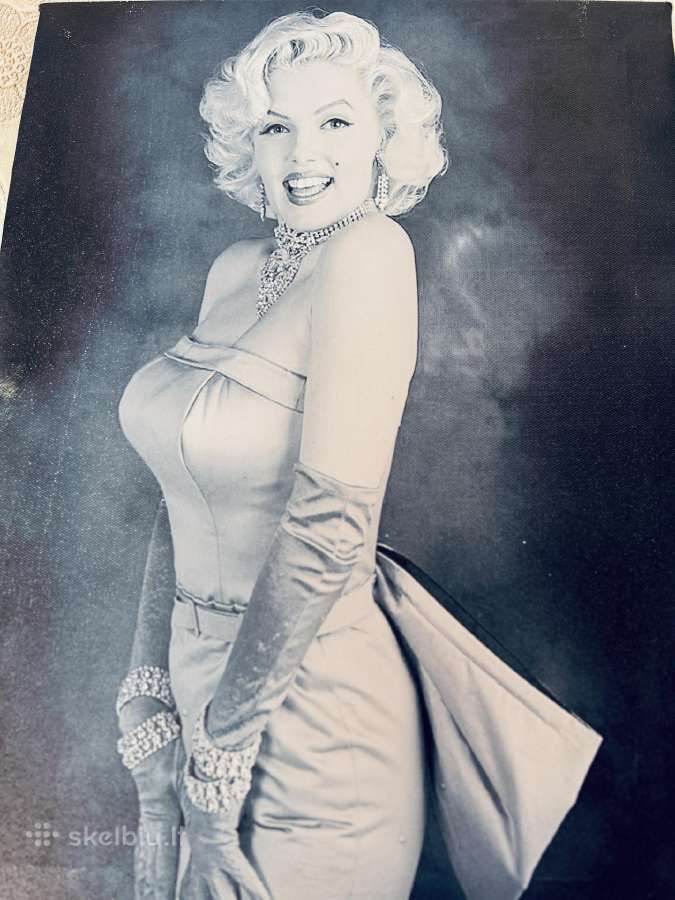 Marilyn Monroe paveikslas ant drobės 30x40 cm