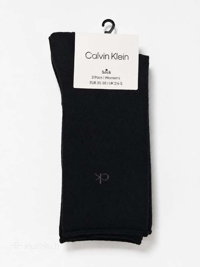 Calvin Klein moteriškos kojinės 3 poros 35/38