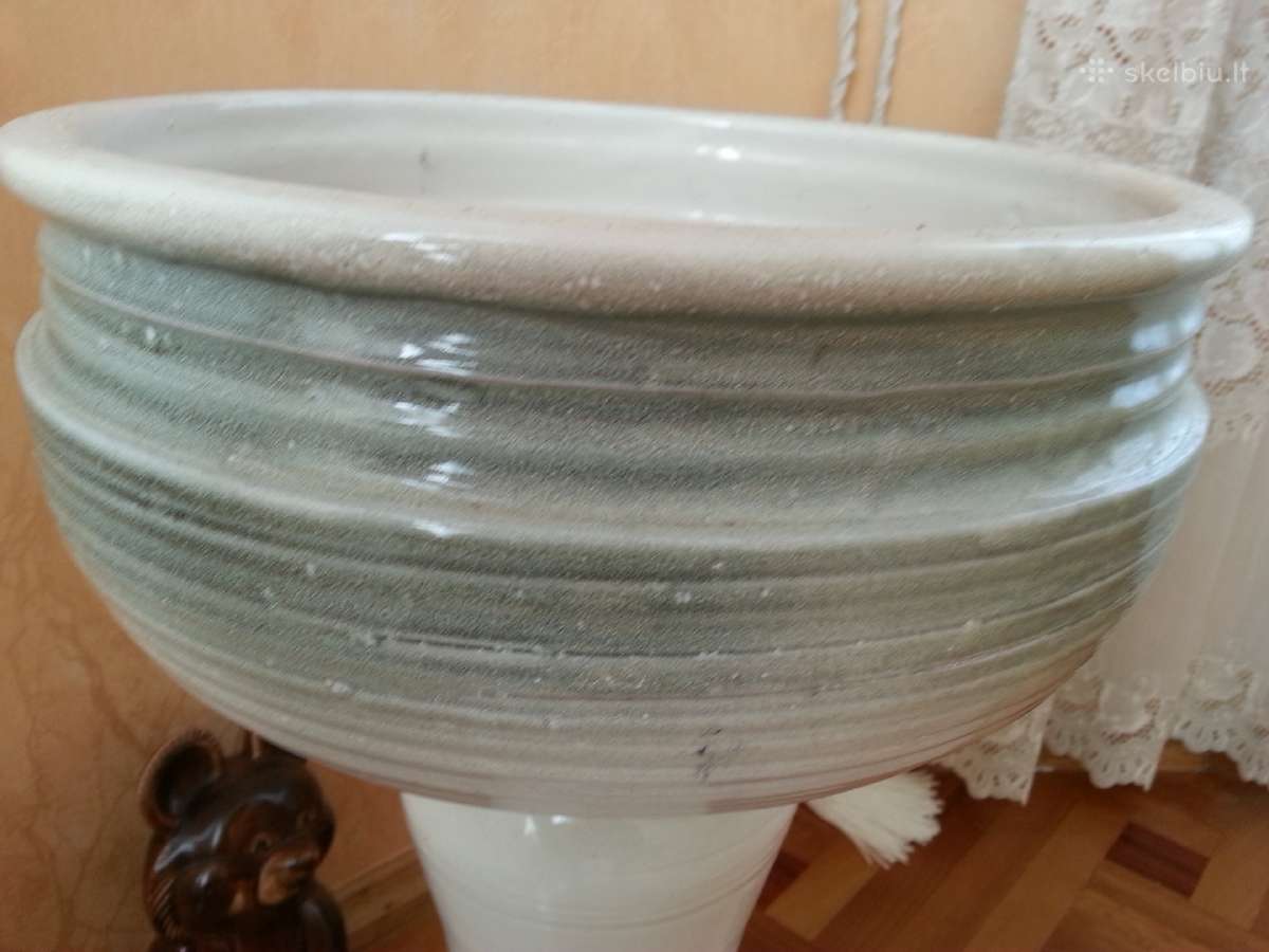 Glazūruota keraminė vaza, kaip nauja - nuotraukos Nr. 3
