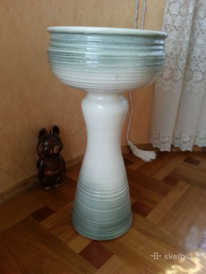 Glazūruota keraminė vaza, kaip nauja - nuotraukos Nr. 4