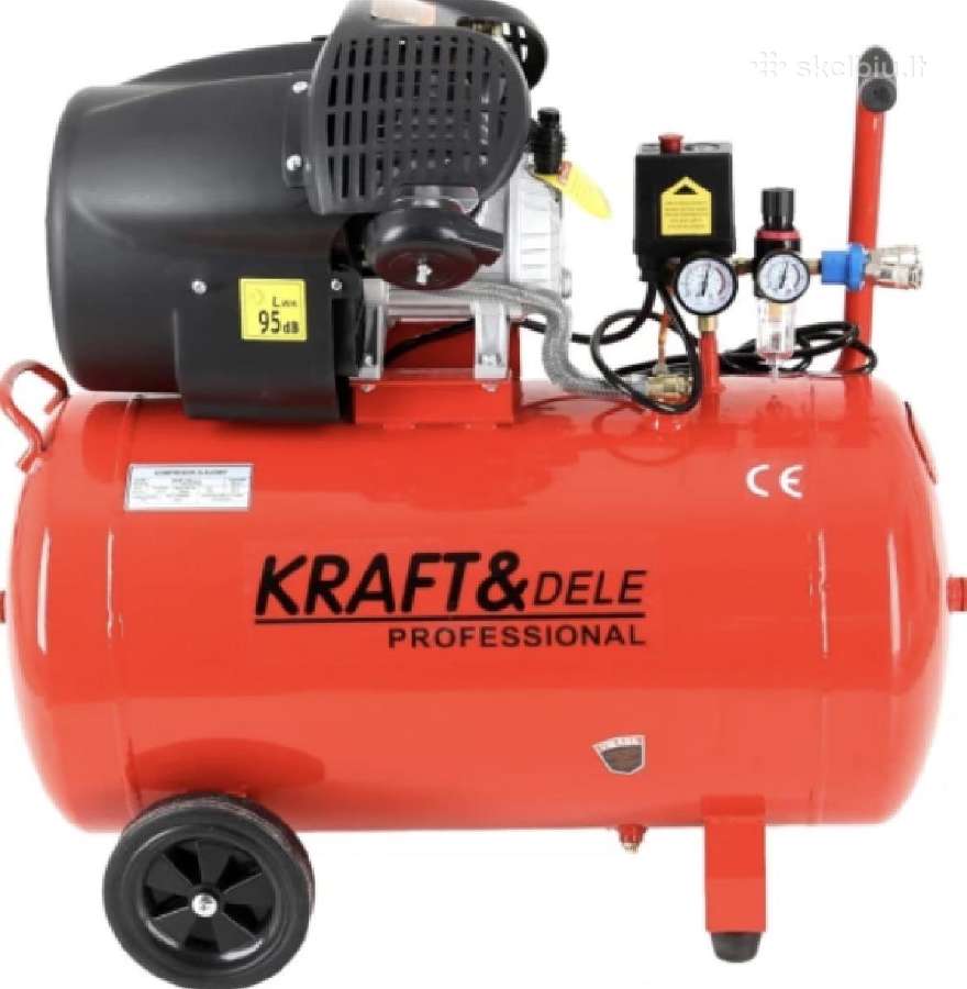Alyvinis kompresorius 100 l Kraft&dele Kd1483