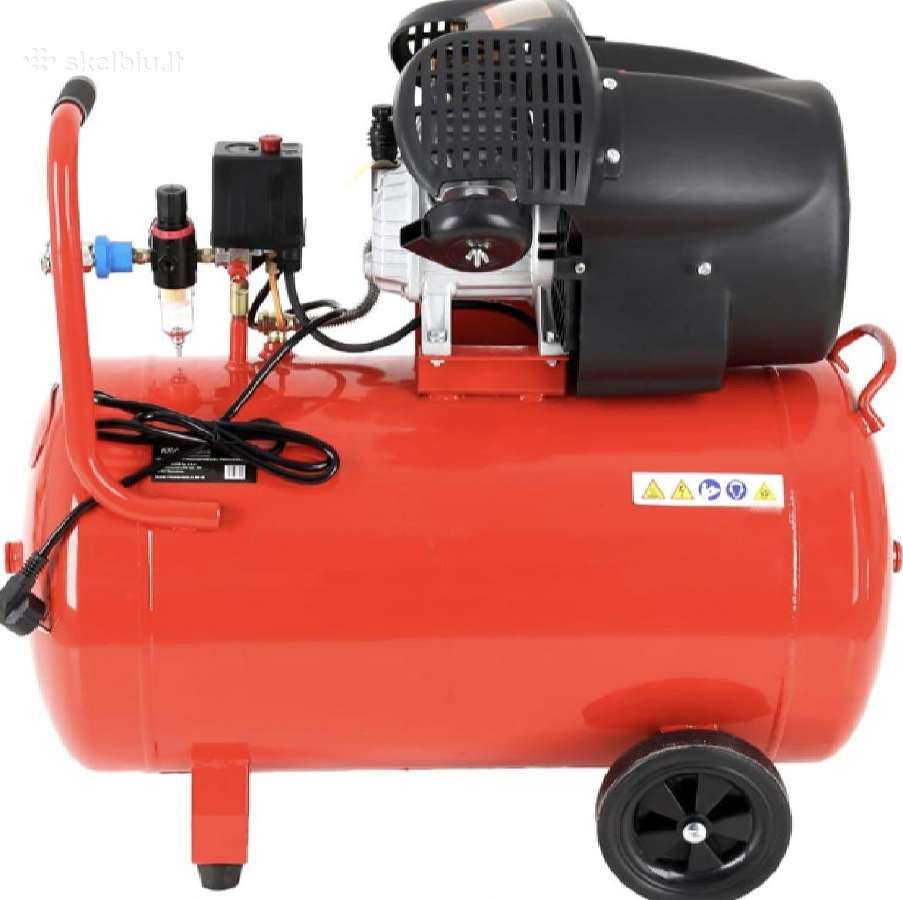Alyvinis kompresorius 100l 3kw Kraft&dele Kd1483 - nuotraukos Nr. 3