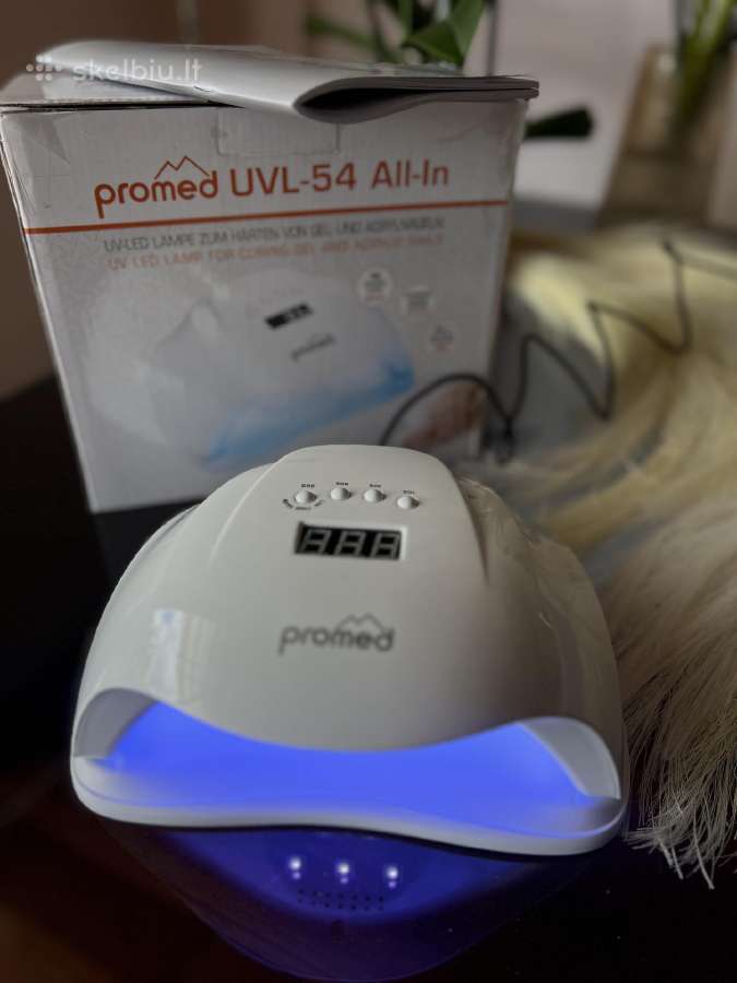 Uv/LED nagų lempa geliniam lakui ir akrilui - nuotraukos Nr. 3
