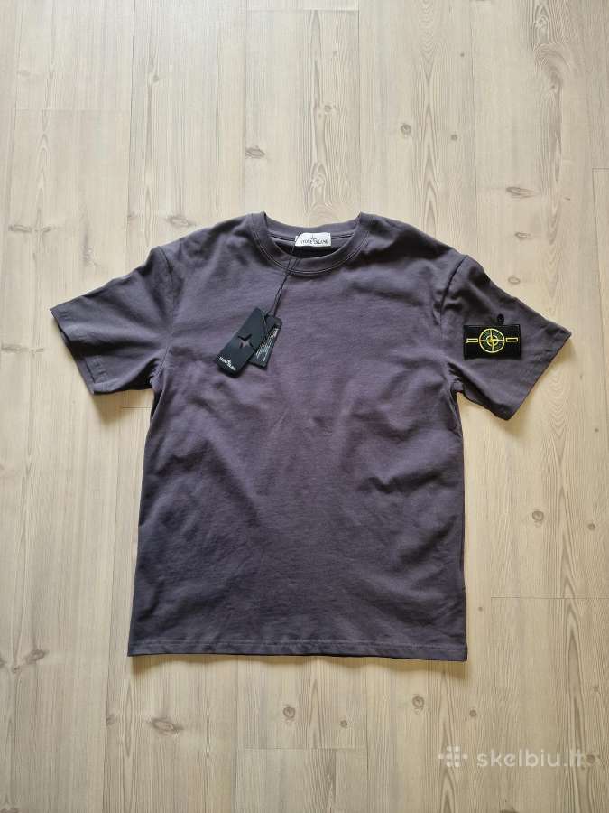 Stone Island Grey T-shirt with patch