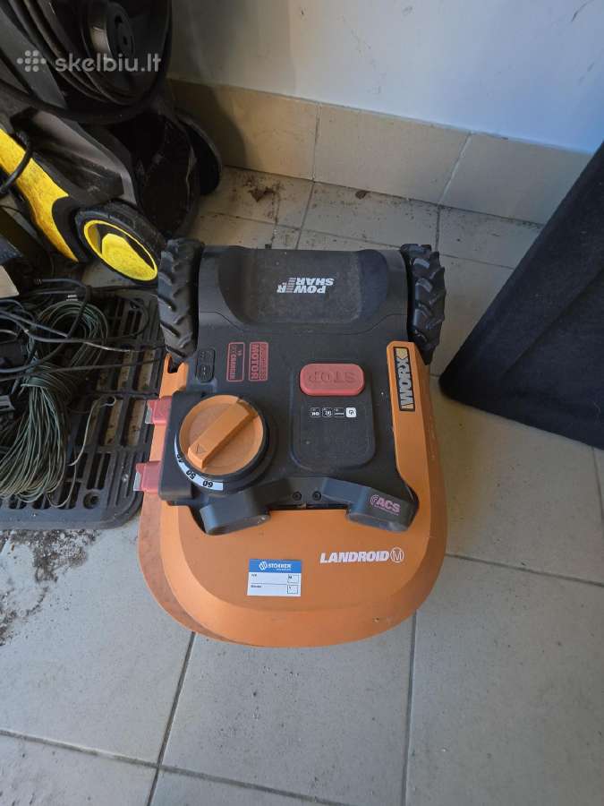 Worx wr141e 5 arų vejos robotas