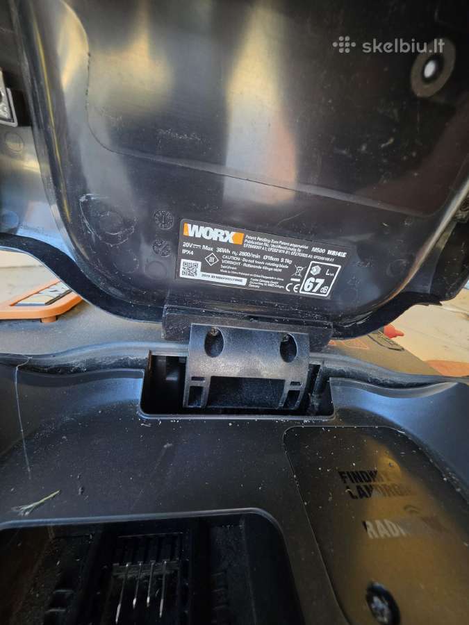 Worx wr141e 5 arų vejos robotas - nuotraukos Nr. 3