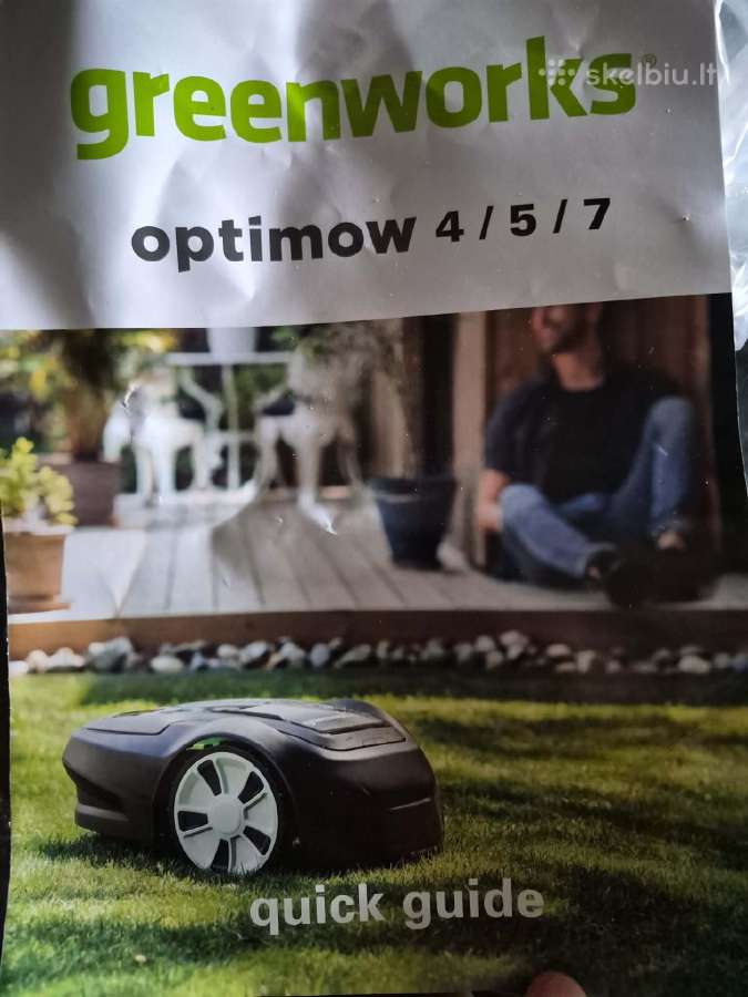 Greenworks Vejos robotai