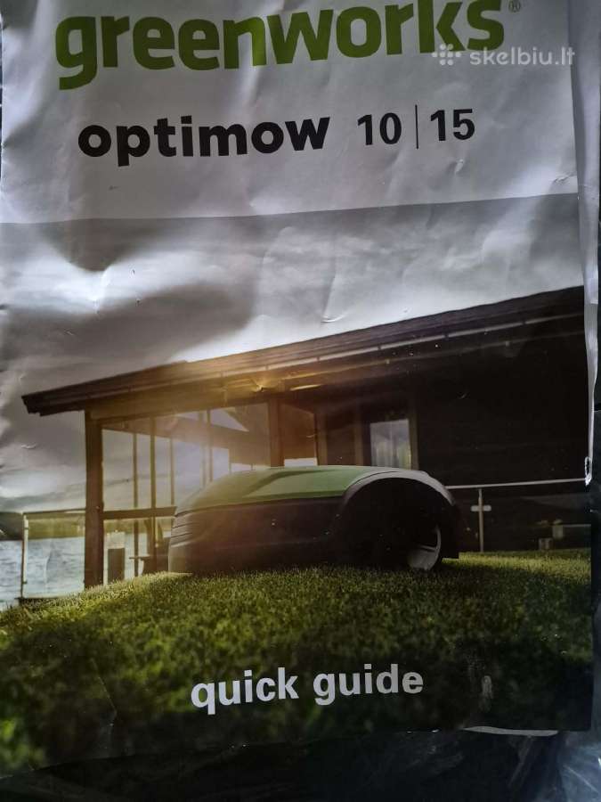 Greenworks Vejos robotai - nuotraukos Nr. 3
